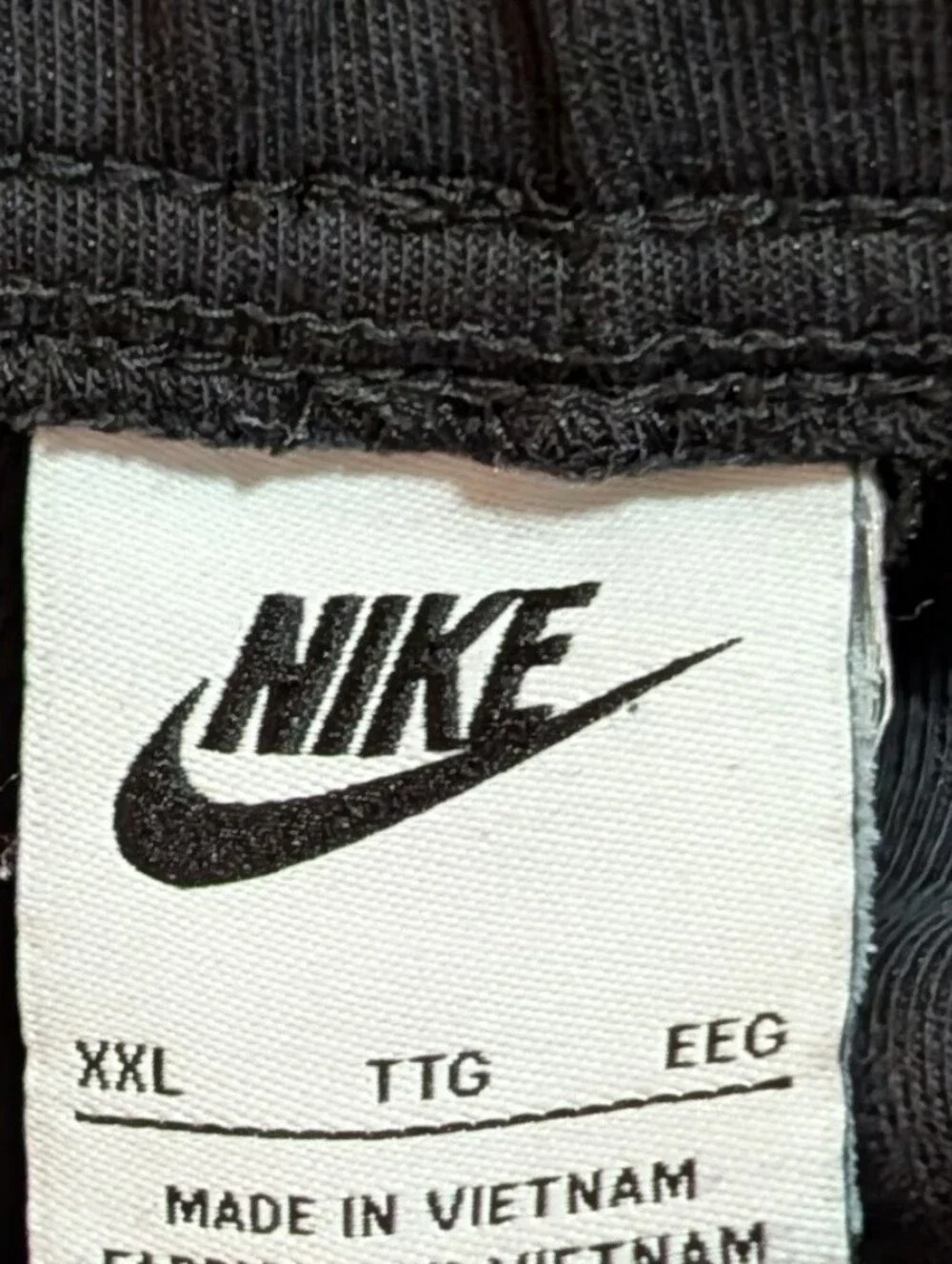 Nike Sportswear Tech Fleece Mens Shorts Black Size XXL 2XL *holes*